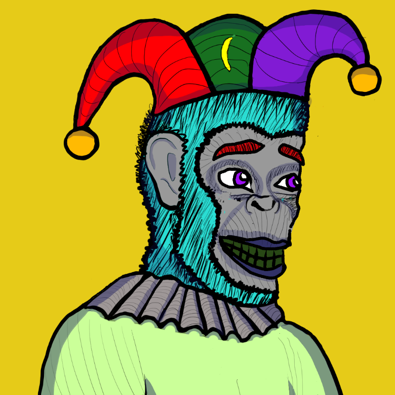 Clown Ape Club Tezos Ultra Superior-CACTUS #2 static token preview