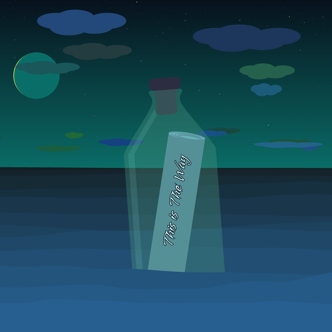 message in the bottle #1 static token preview