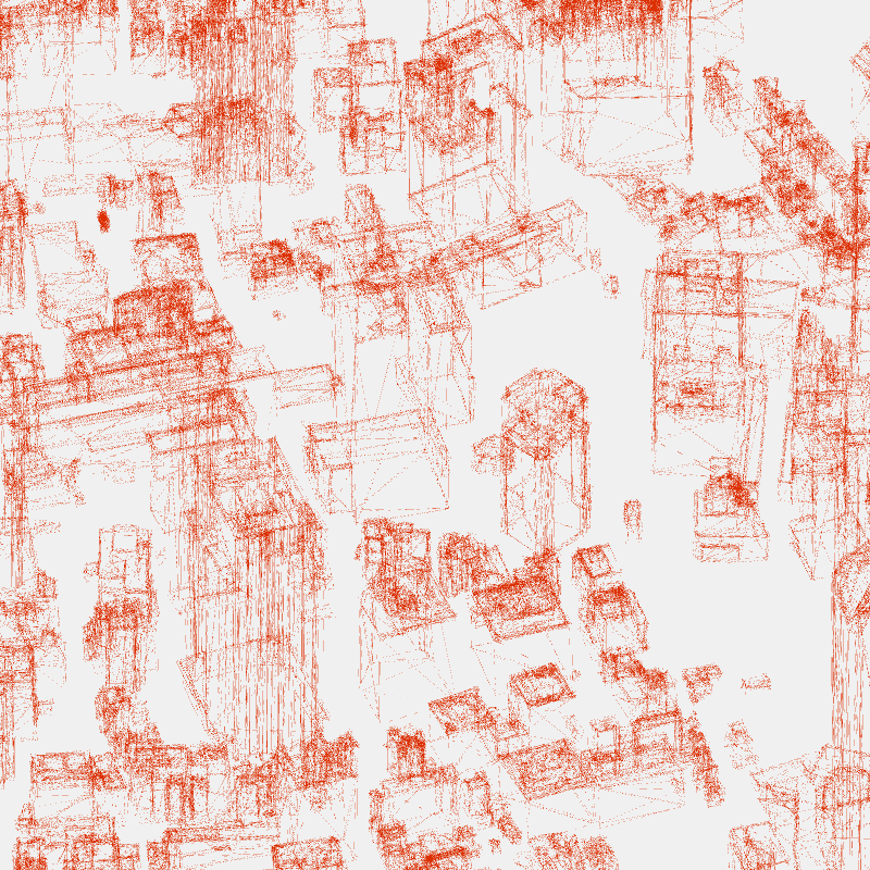 Algorithmic Drawing: Minato City Tokyo #49 static token preview