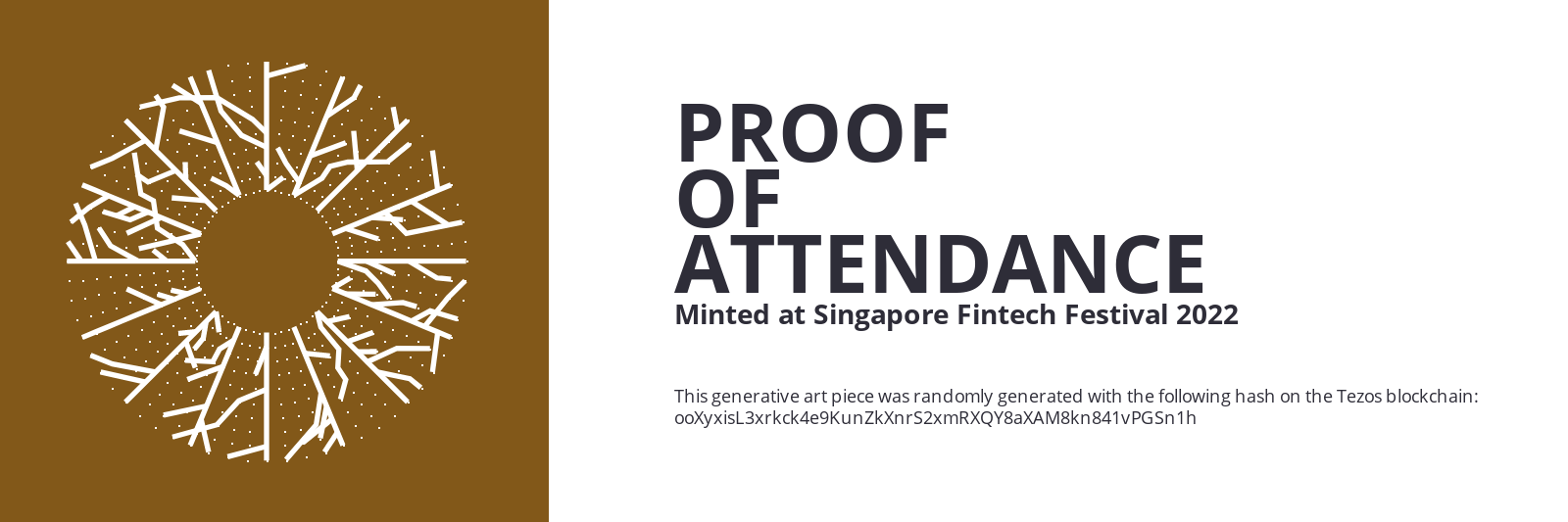 SFF2022 Proof of Attendance Token #1624 static token preview