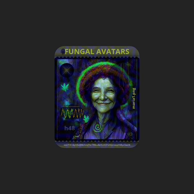 FUNGAL AVATARS vol I #8 static token preview