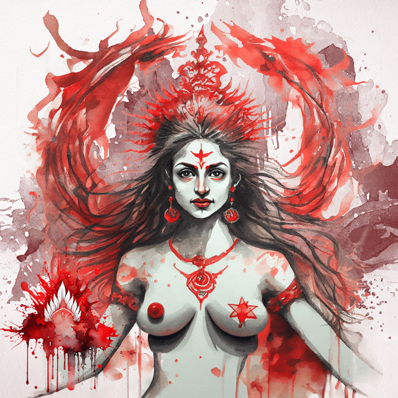Shakti in Red #7 static token preview
