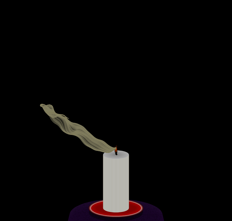 Candle in the Light Breeze #20 static token preview