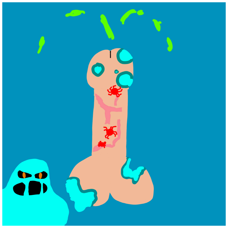 Decayed Dickgenerative Art #5 static token preview