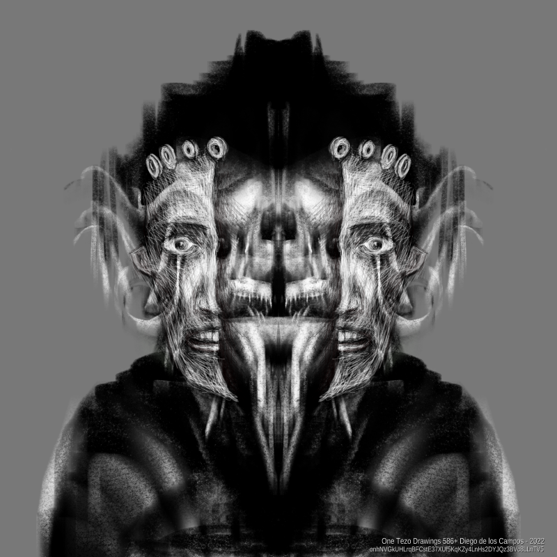 One Tezo Drawings_586+ #13 static token preview