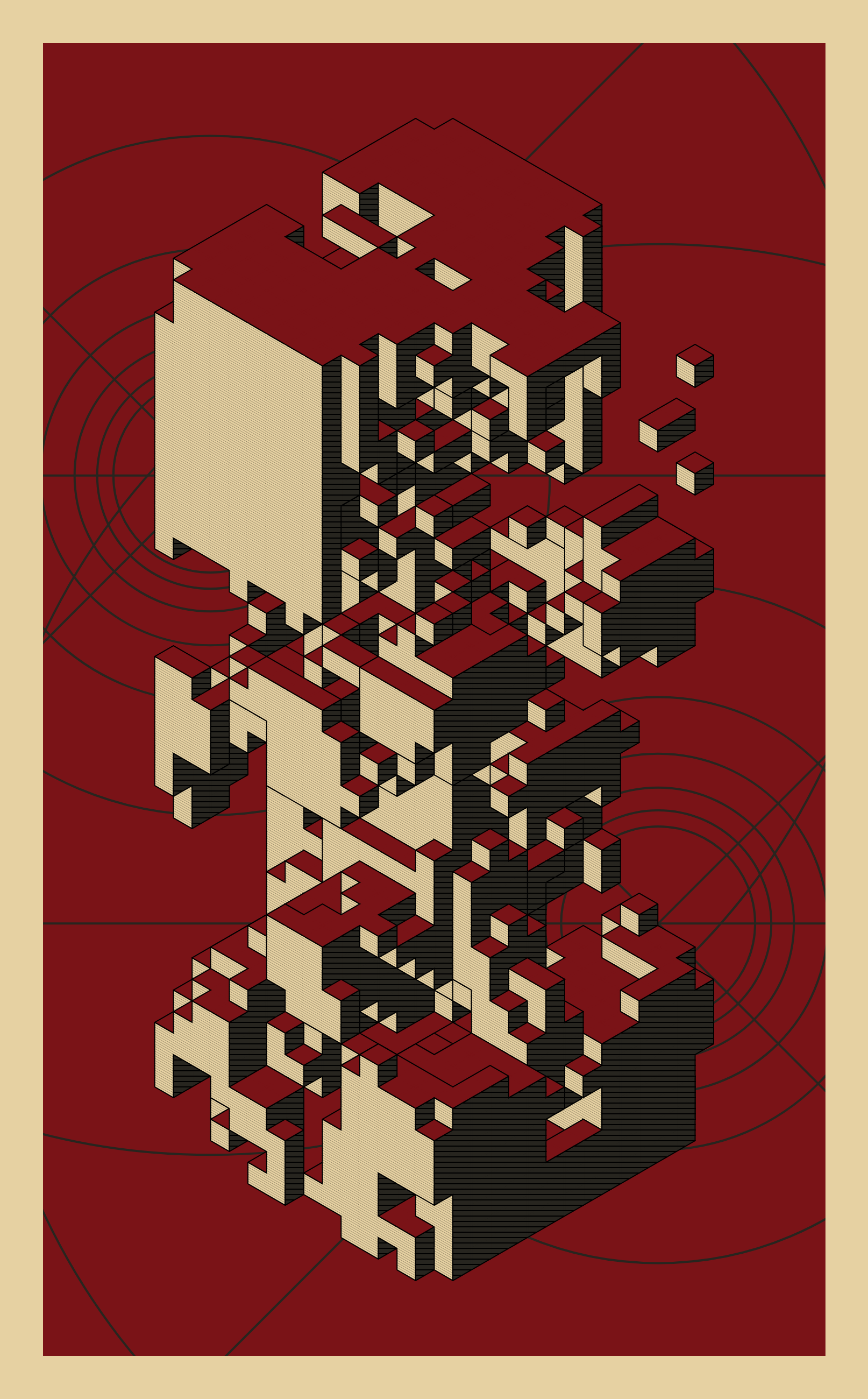 Corroding Cubes #19 static token preview