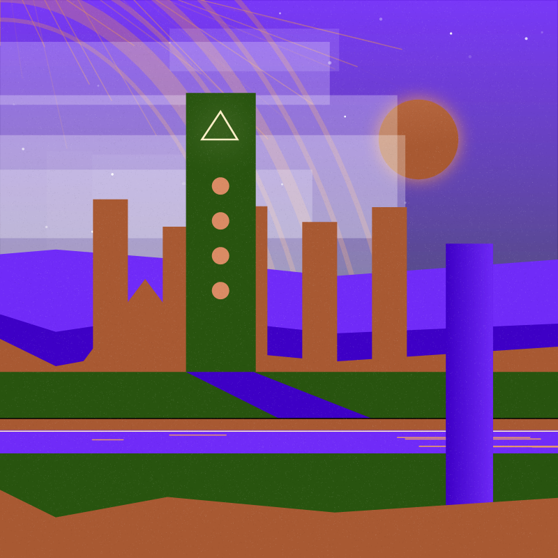 Abstract Temples #10 static token preview