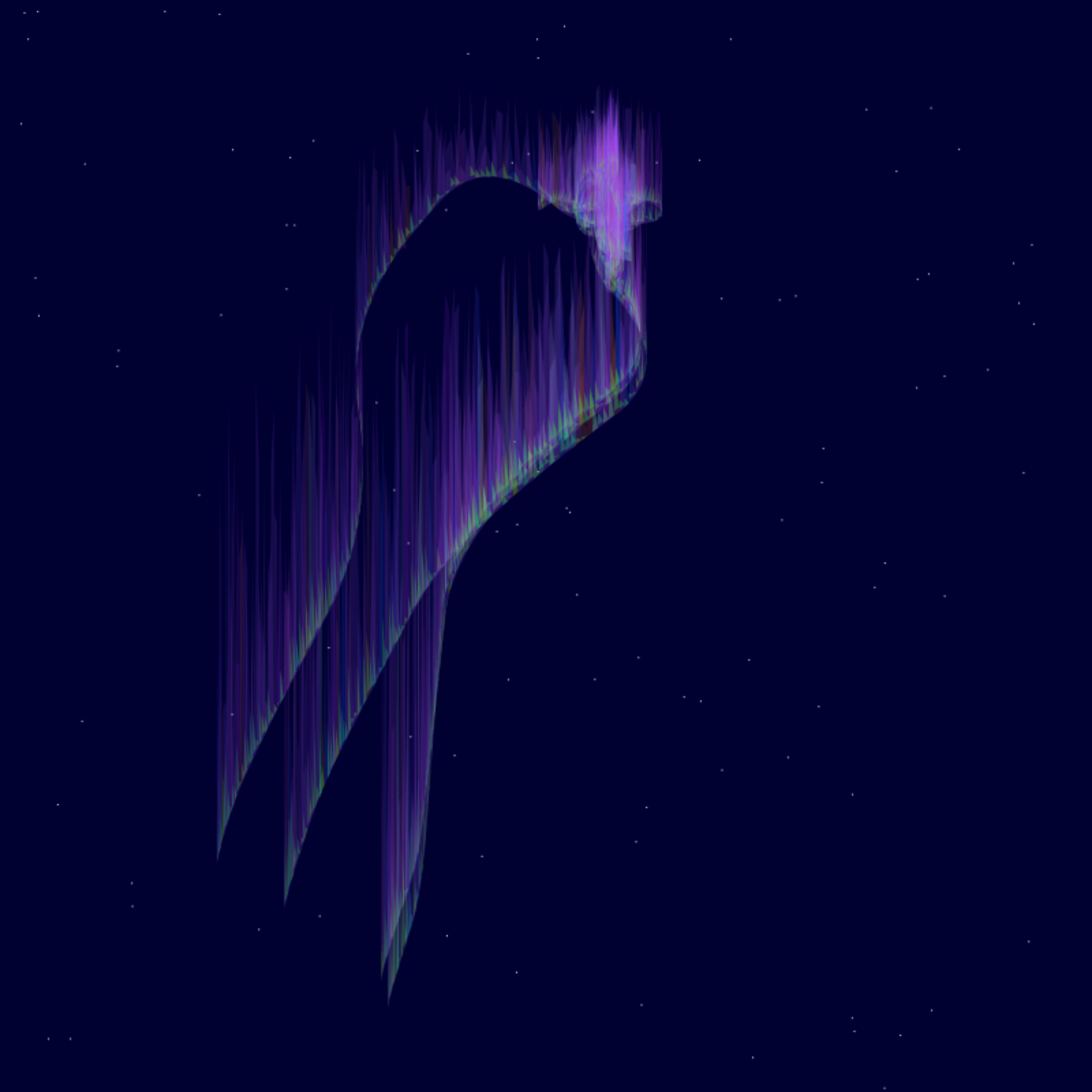 Aurora lights #5 static token preview