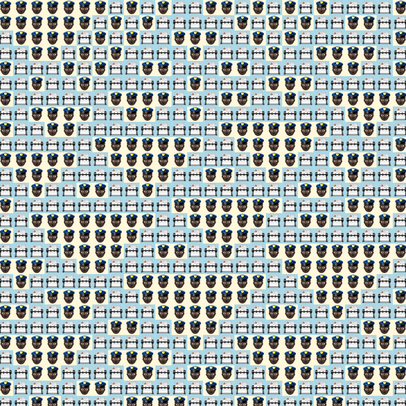 Elementary Cellular Emoji Automata #256 static token preview