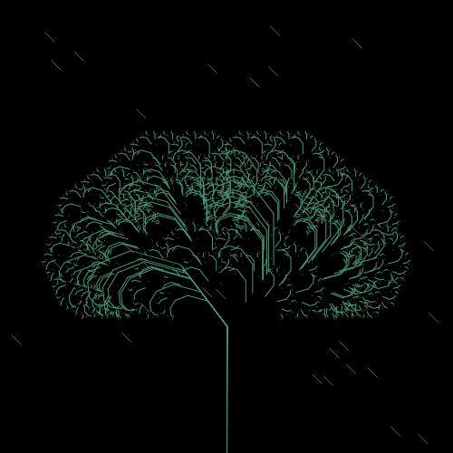 Trees in the rain #1 static token preview