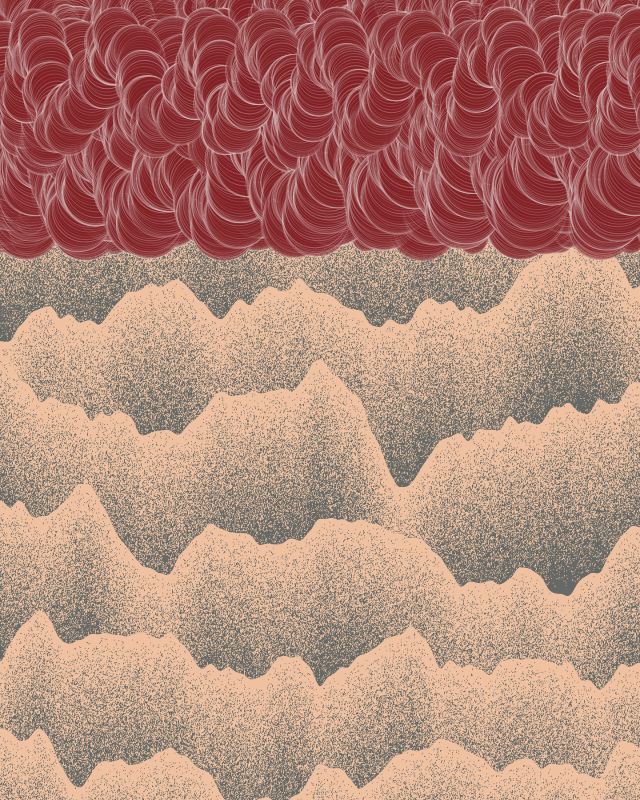 Clouds over the Mountains #22 static token preview