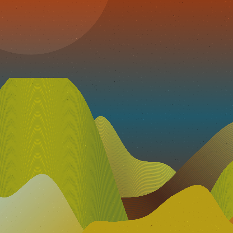 Rolling Hills at Sundown #6 static token preview