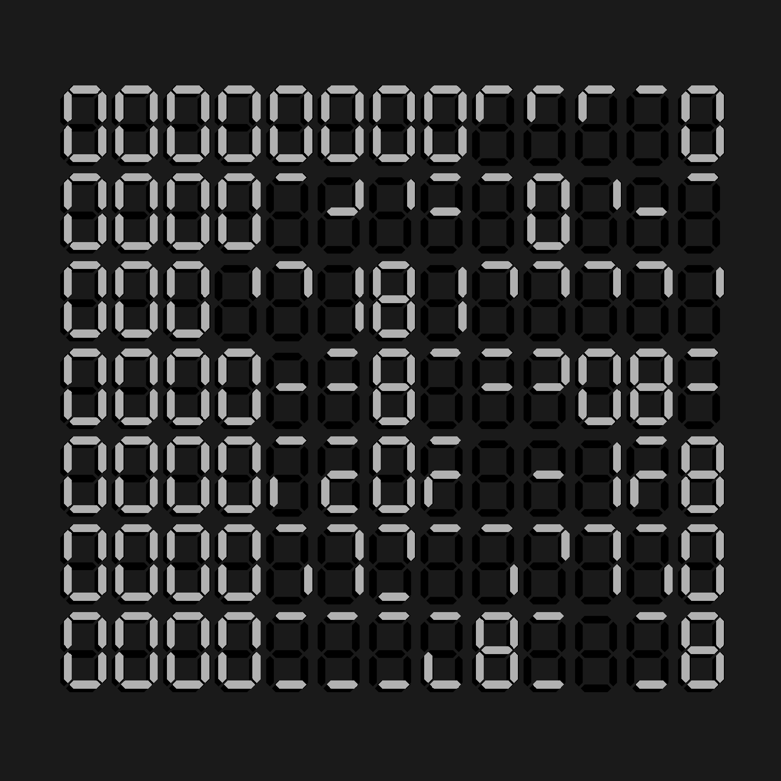 Digits #894 static token preview