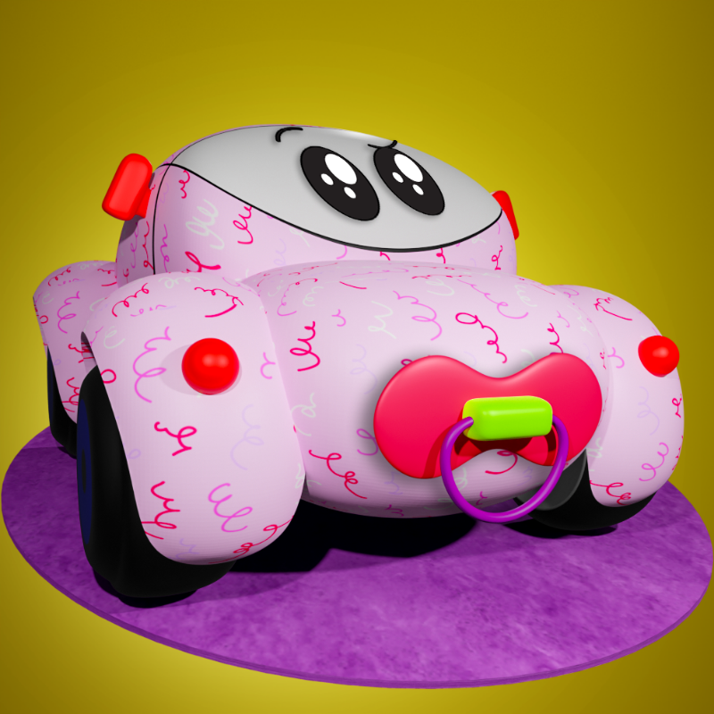 Morixels Colab #8 BabyCar #16 static token preview