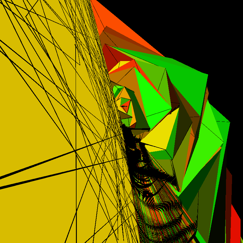 p5.js Descending a Staircase #11 static token preview