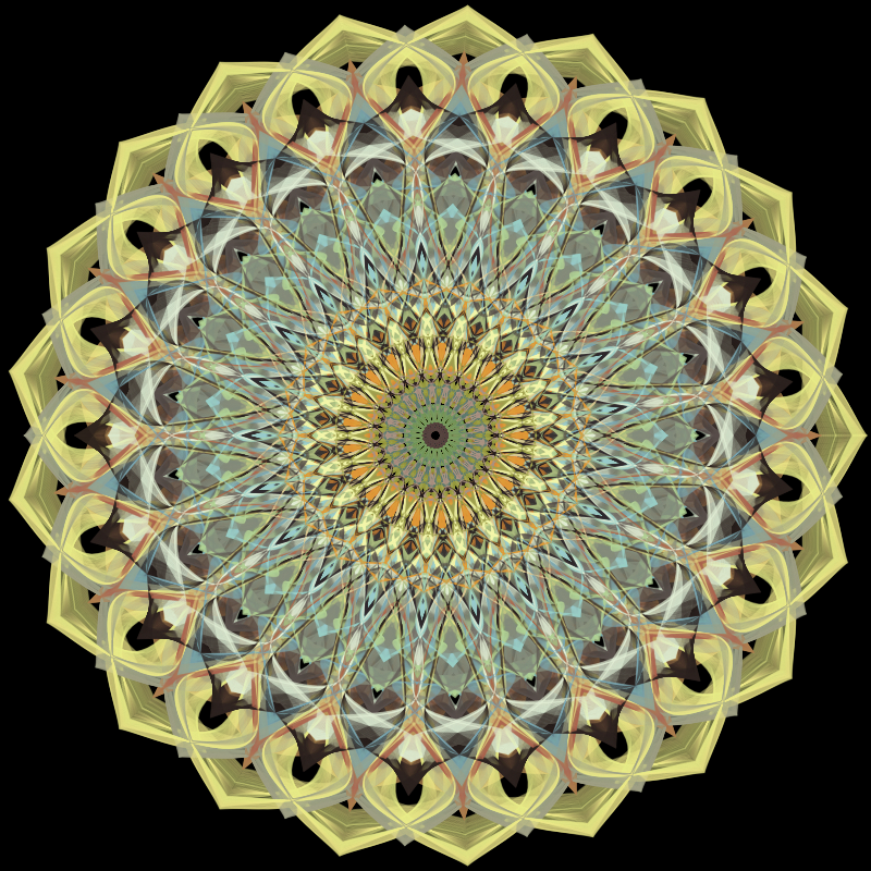 Morphing Mandala - #fxhashturnsone charity #21 static token preview