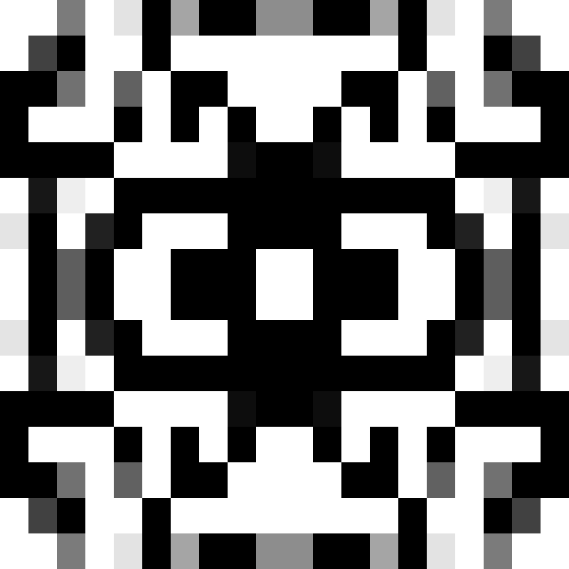 QR Glyphs Invaders #4 static token preview