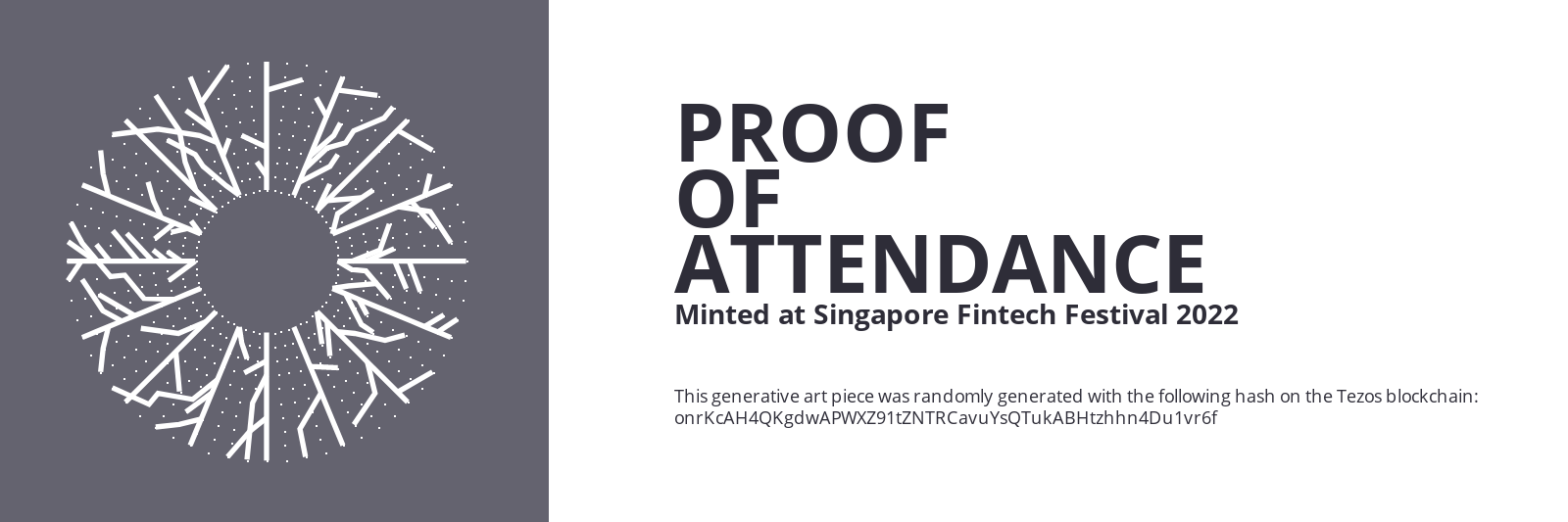 SFF2022 Proof of Attendance Token #2646 static token preview