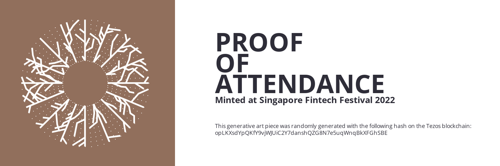SFF2022 Proof of Attendance Token #1430 static token preview