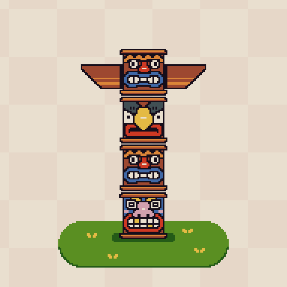 Tiki Totem #24 static token preview