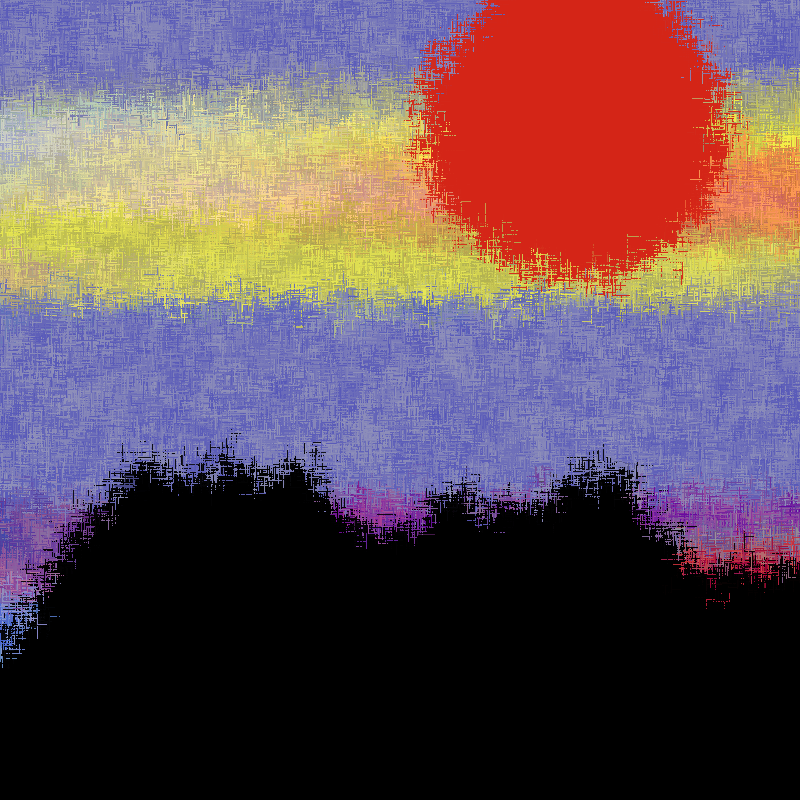 Sunset in memory #12 static token preview