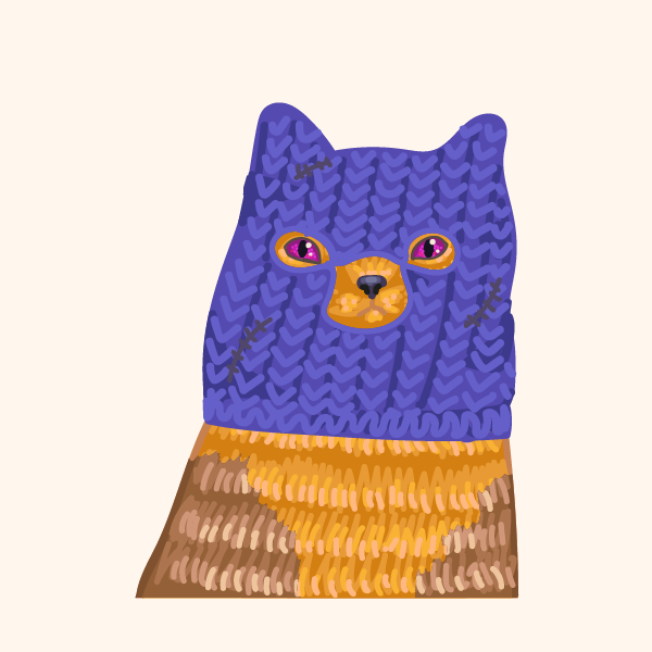 Kittens in balaclavas #11 static token preview