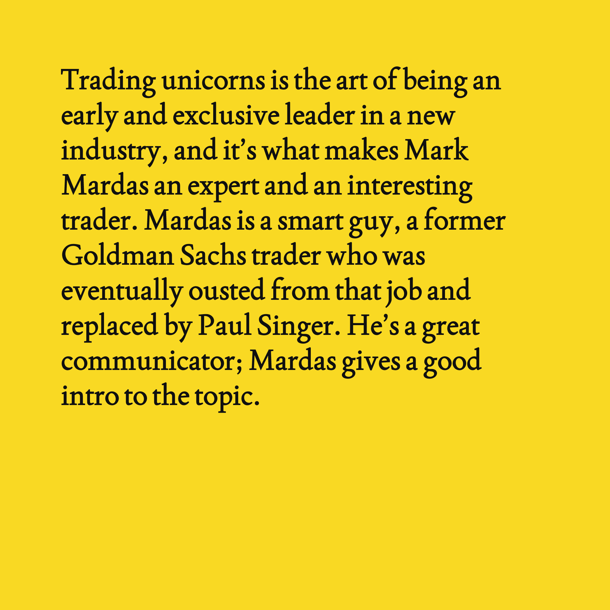 Unicorn Facts and Musings #9 static token preview