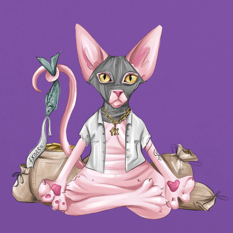 YogaCat #23 static token preview
