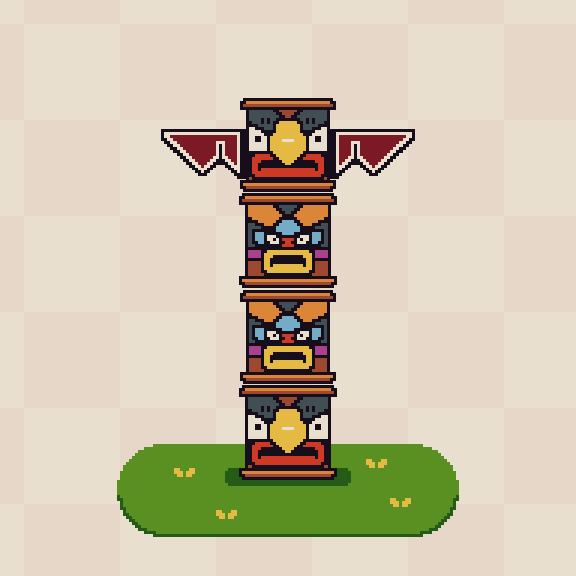 Tiki Totem #20 static token preview