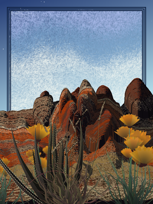 Desert Sun Rising #38 static token preview