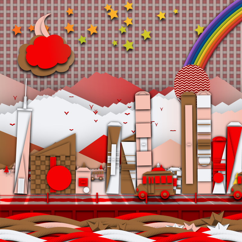 Paper Art 2.5D #5 static token preview