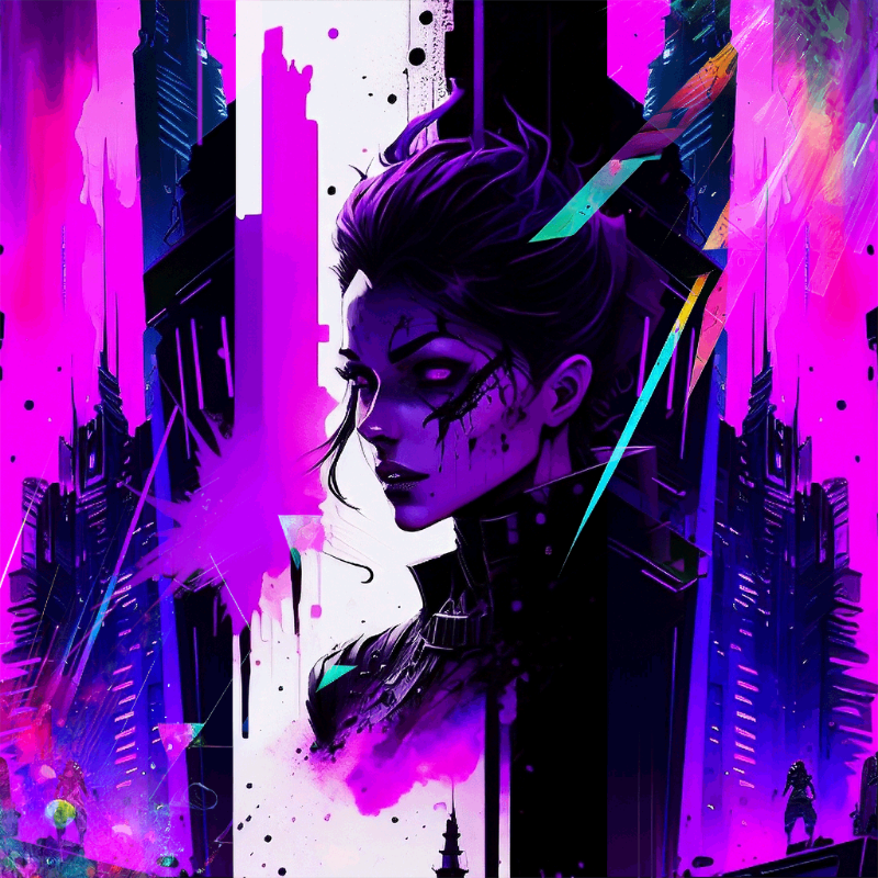 Assassin Girl #3 static token preview