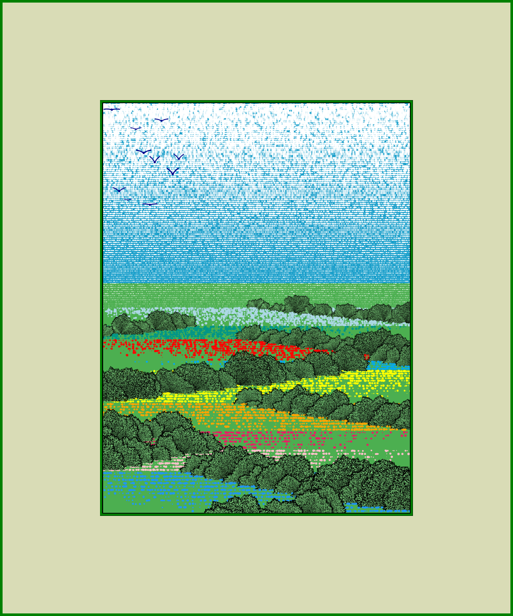 Fields of flowers #2 static token preview