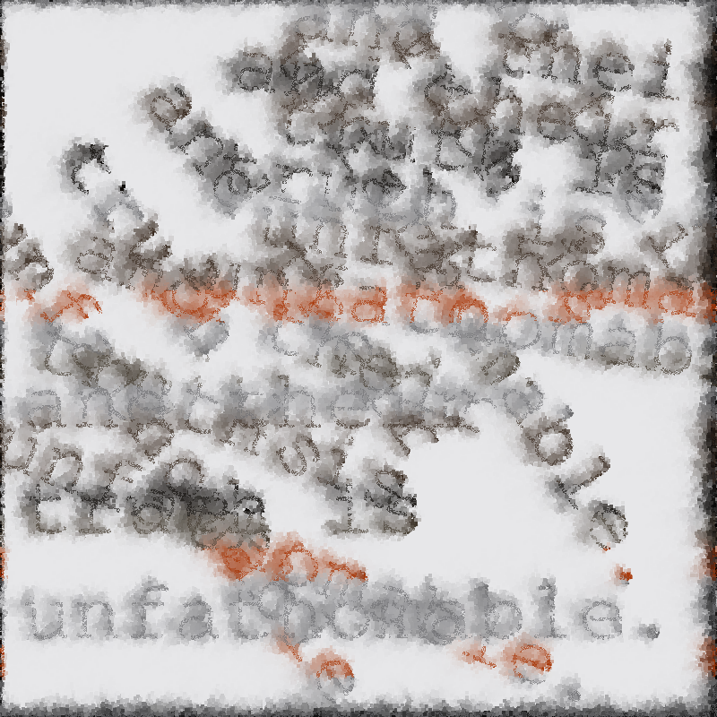 THE WORD AFTER US: An AI poetry unreading #24 static token preview
