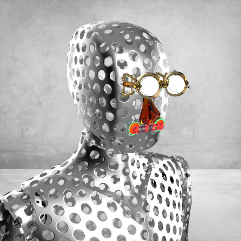 FXHASH ROBO AVATAR collection 1st sale #23 static token preview