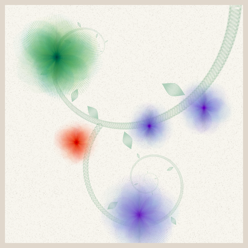 Fairy flower pattern #1 static token preview