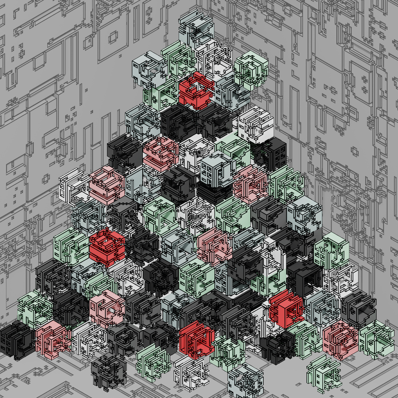Chaotic Cube #16 static token preview