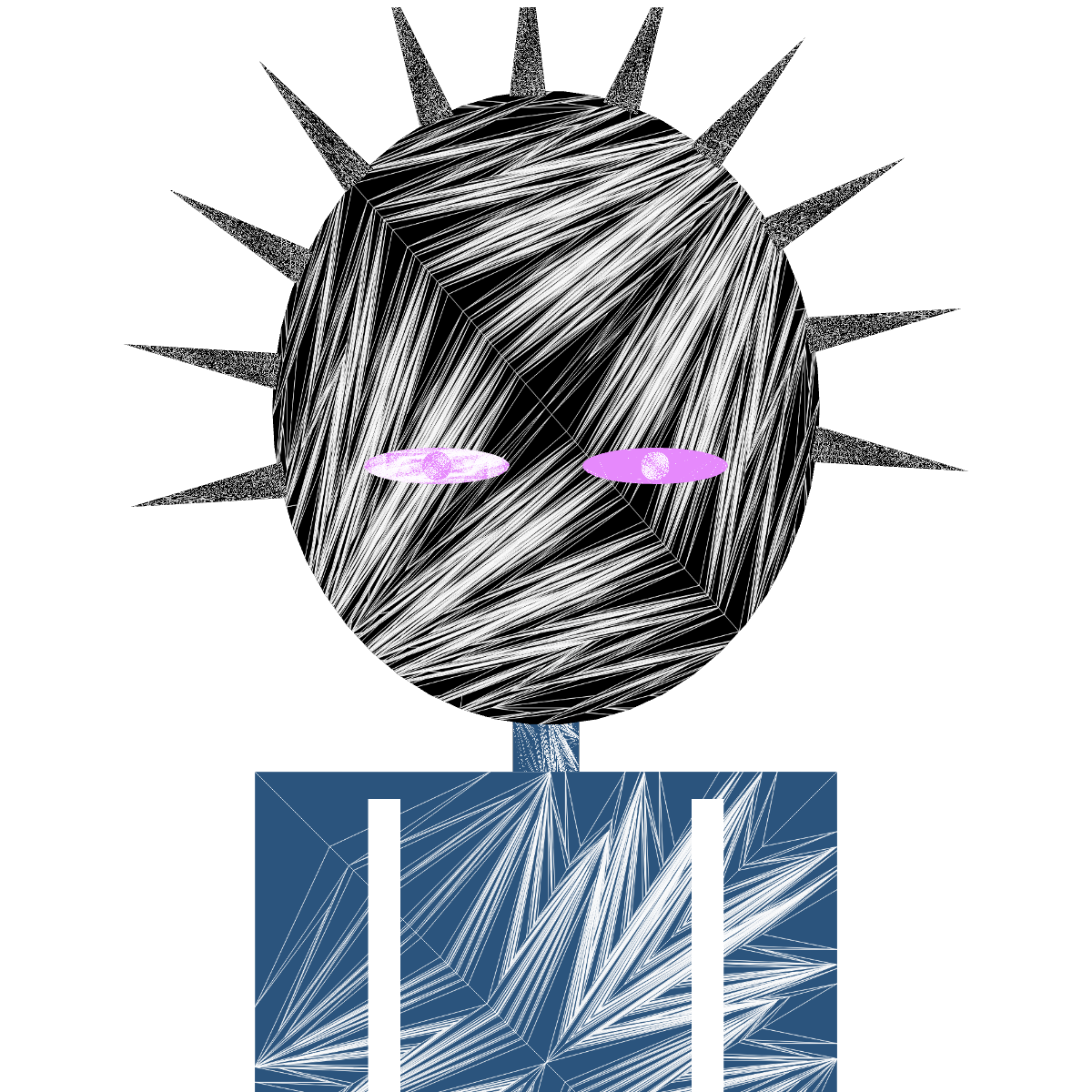 Spiky Woman #3 static token preview