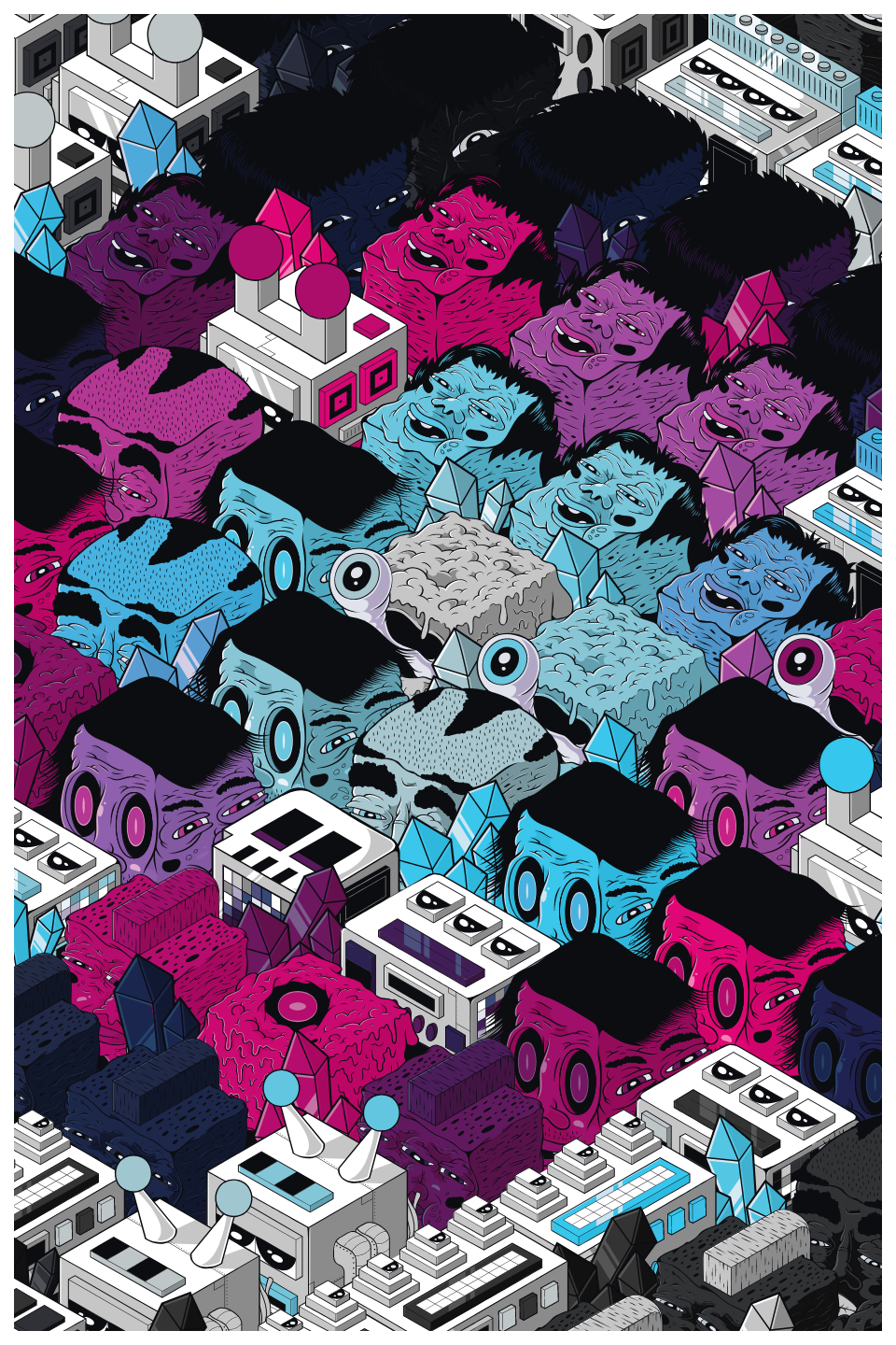 SMOLSKULLs × Monster Gaze #7 static token preview