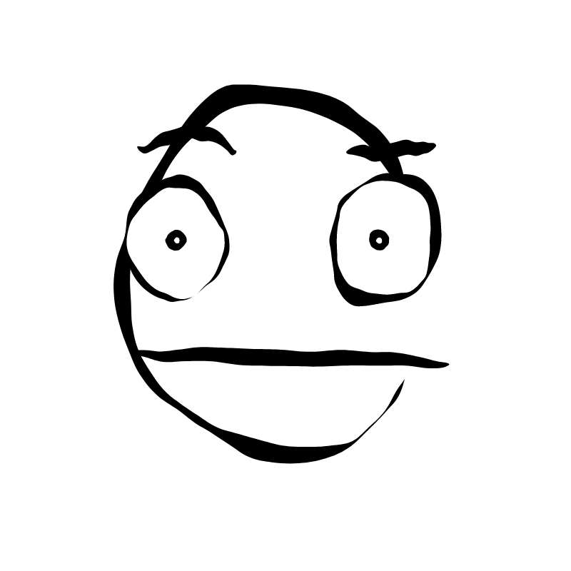 Ink Face Sketch #13 static token preview