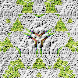 Colorful cubic sponge forms #6 static token preview