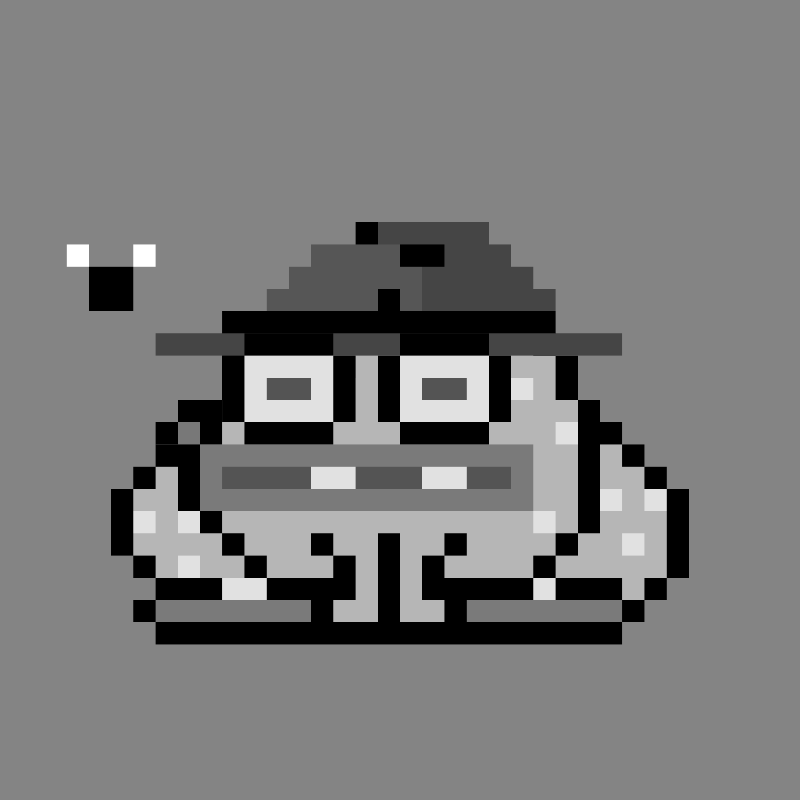 fx(Toadz) monochrome #21 static token preview