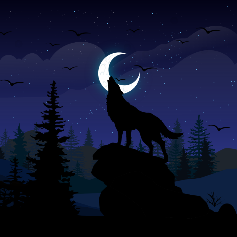 We Care...Wolf #1 static token preview