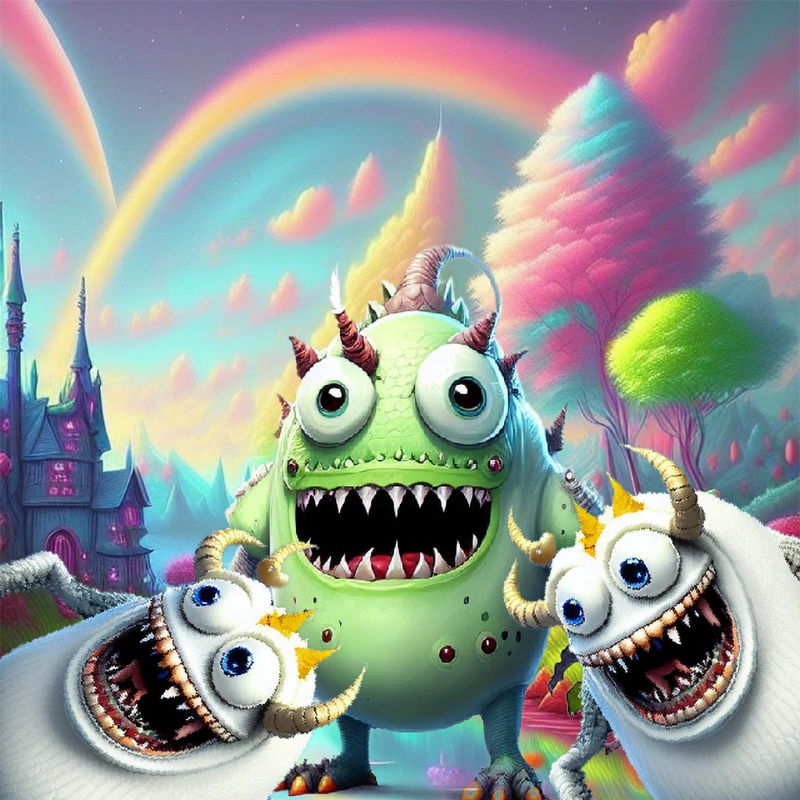 Candy Monsters #10 static token preview