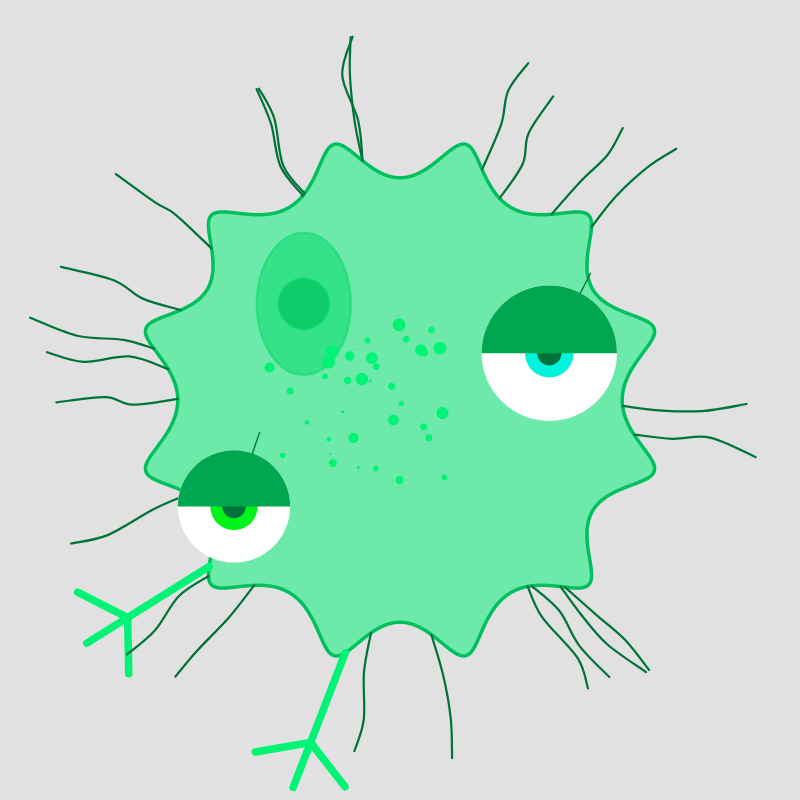 Virus generative #10 static token preview