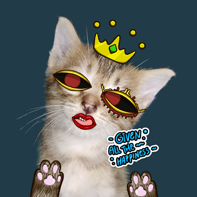 Fortune Kitty NFT #8 static token preview