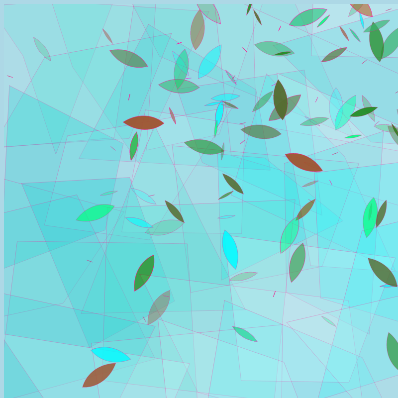 Leaves and glasses #32 static token preview