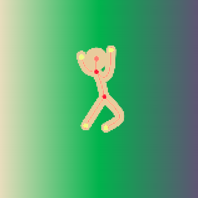 Pixel Dancer #3 static token preview