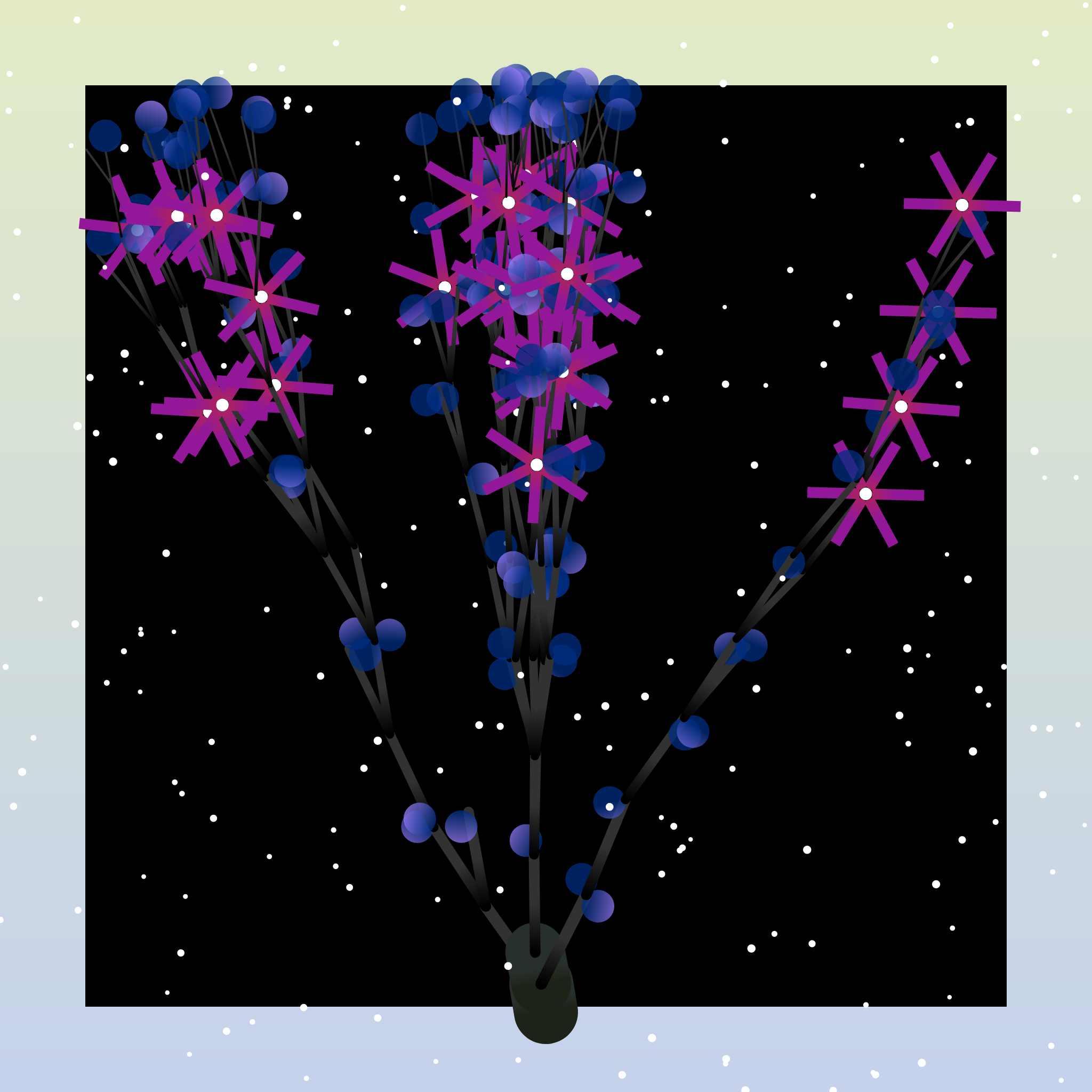 Some generative winter trees #7 static token preview