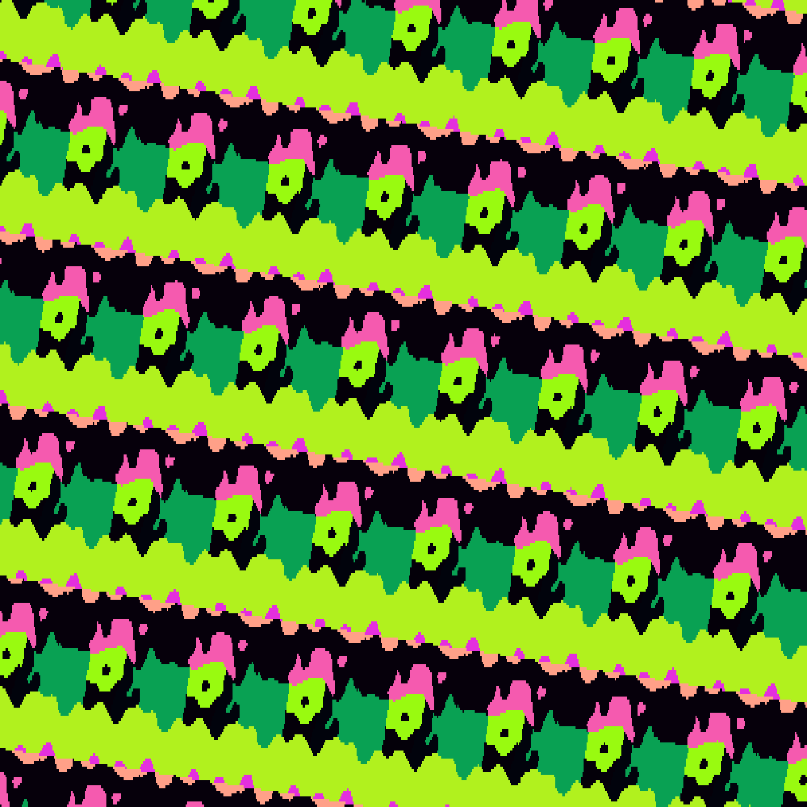 Dithered Stripes #17 static token preview